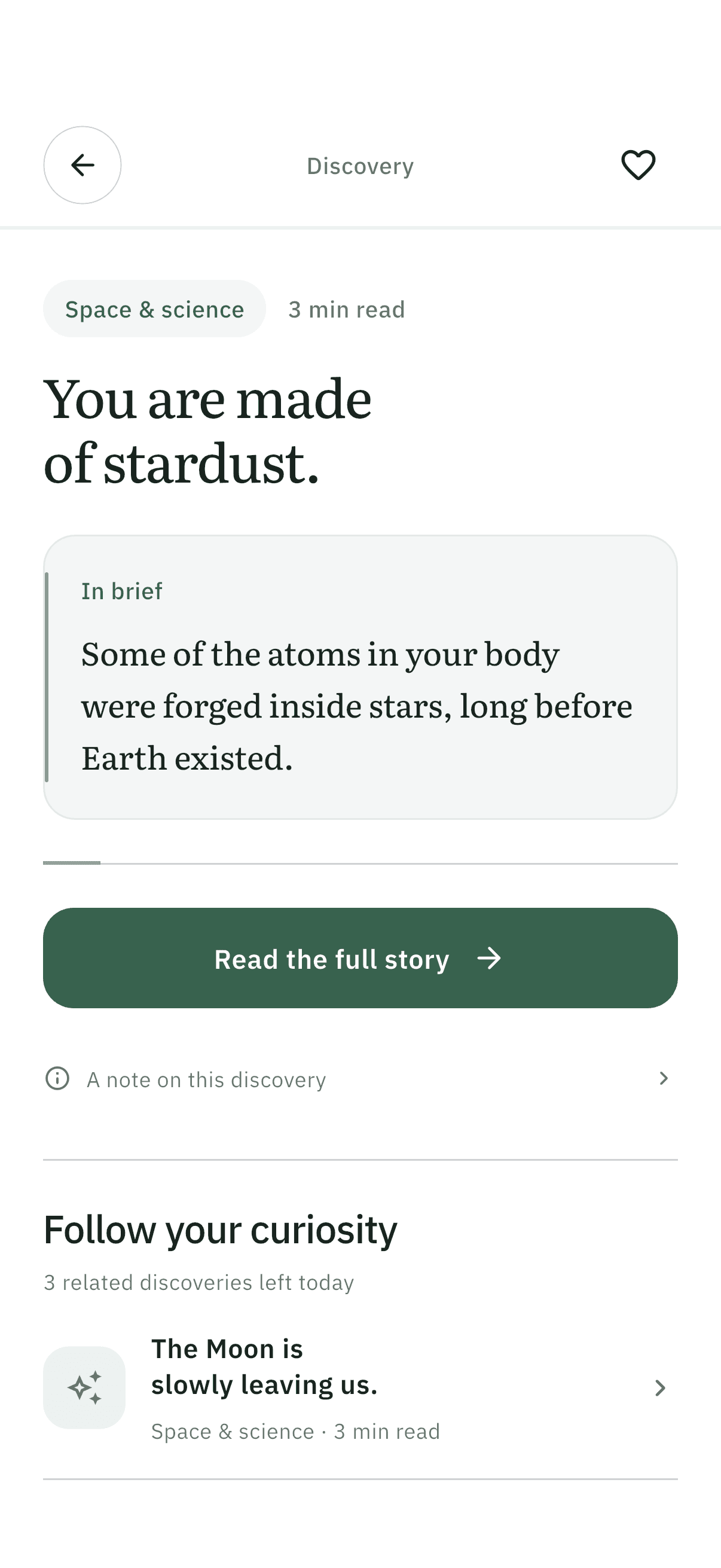 A Topicly discovery with related discoveries to explore